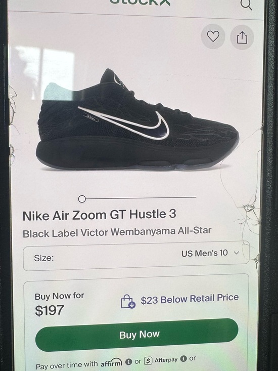 Nike Black GT Hustle 3 main image 5